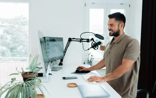 standing computer desk